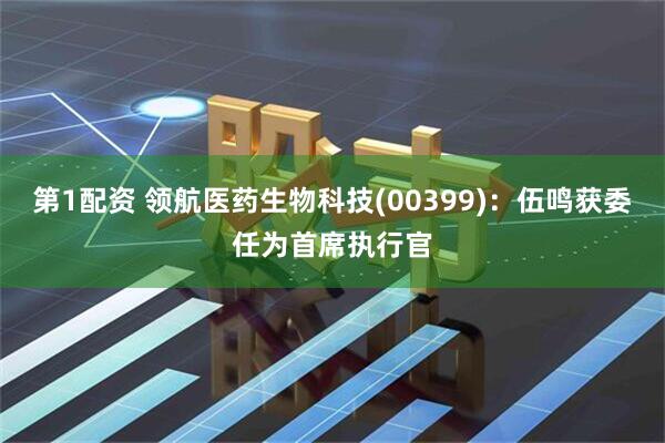 第1配资 领航医药生物科技(00399)：伍鸣获委任为首席执行官