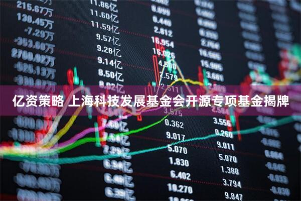 亿资策略 上海科技发展基金会开源专项基金揭牌